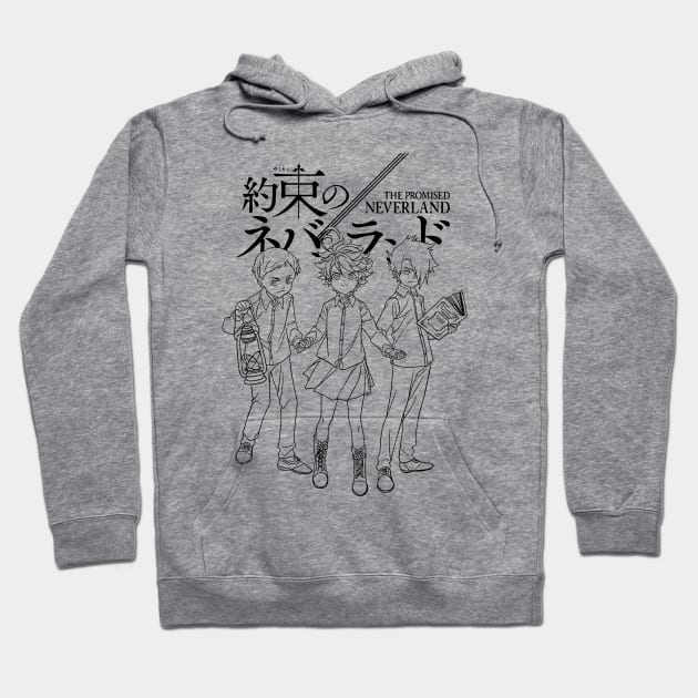 the promised neverland Hoodie by Vhitostore